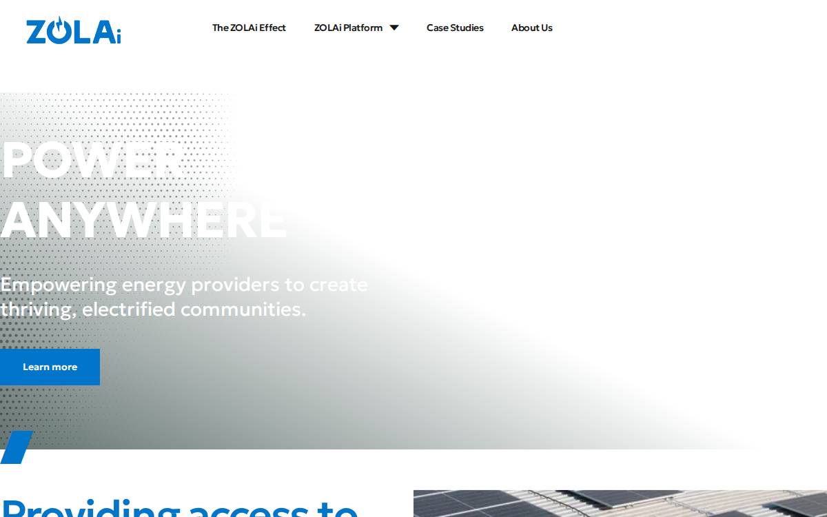 zola-electric-bg website preview