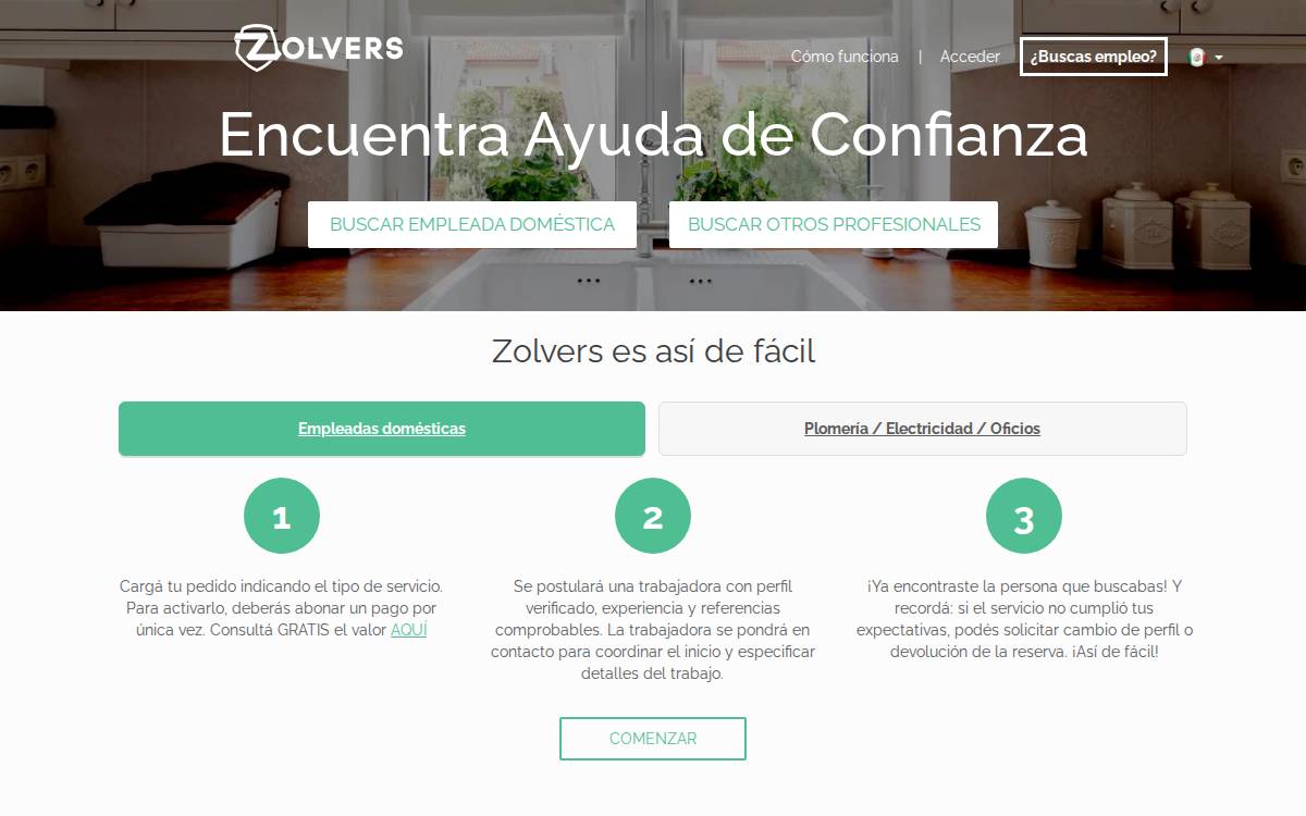 Zolvers website preview