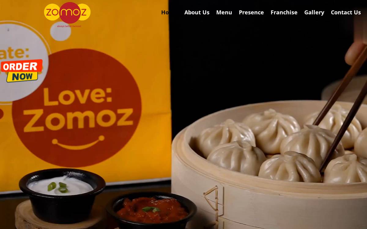 Zomoz website preview