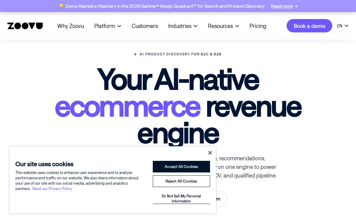 Zoovu website preview