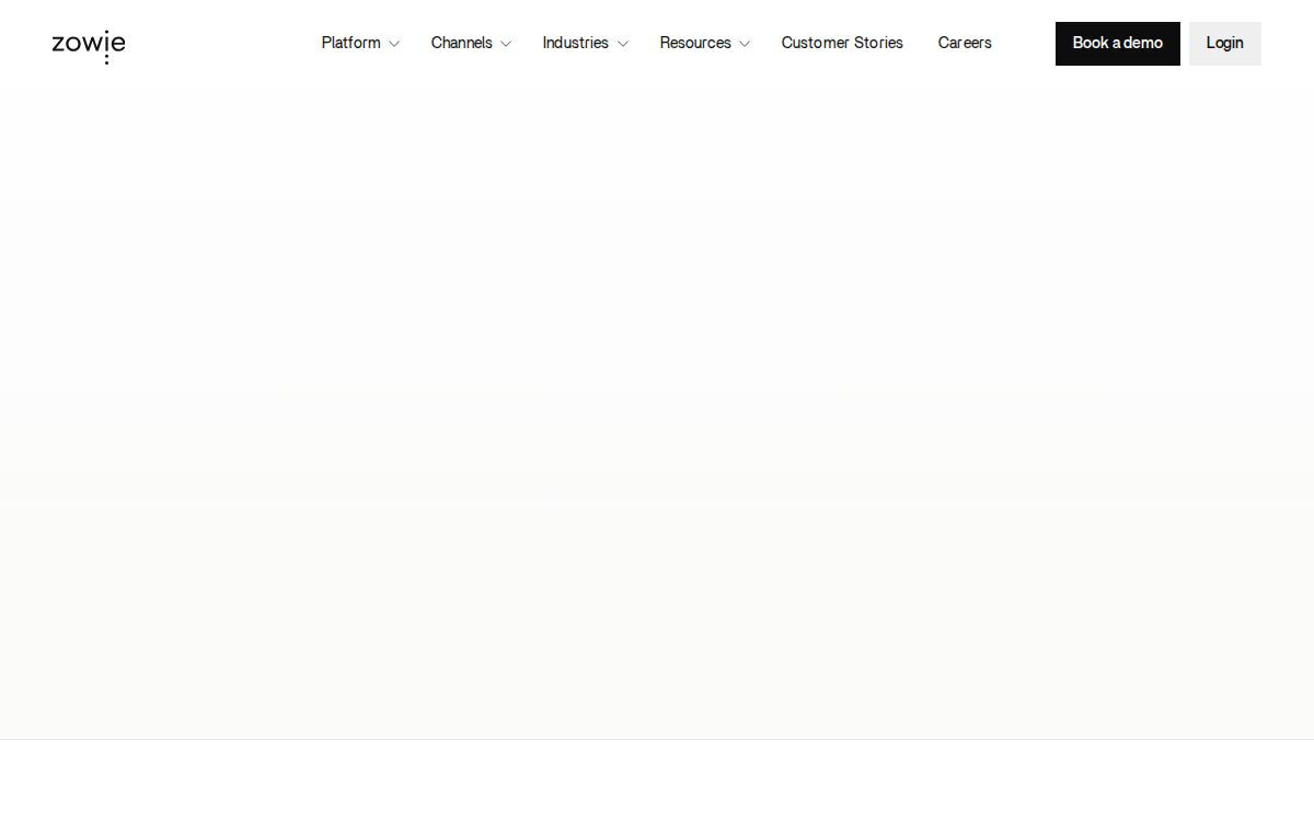 Zowie website preview