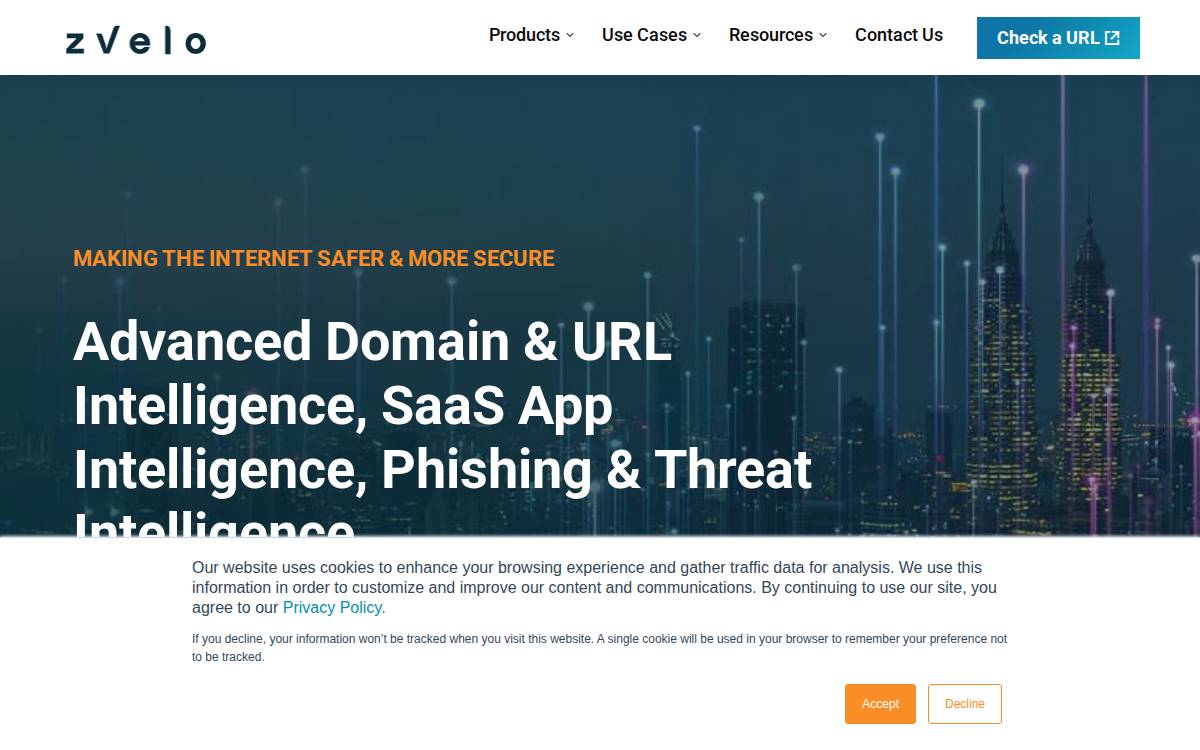 Zvelo website preview