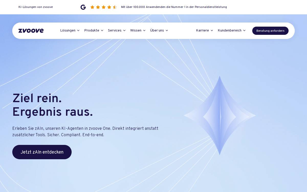 zvoove website preview