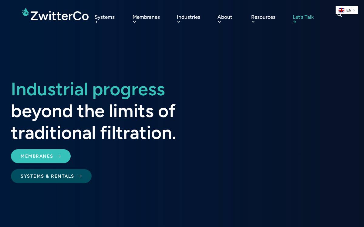 ZwitterCo website preview