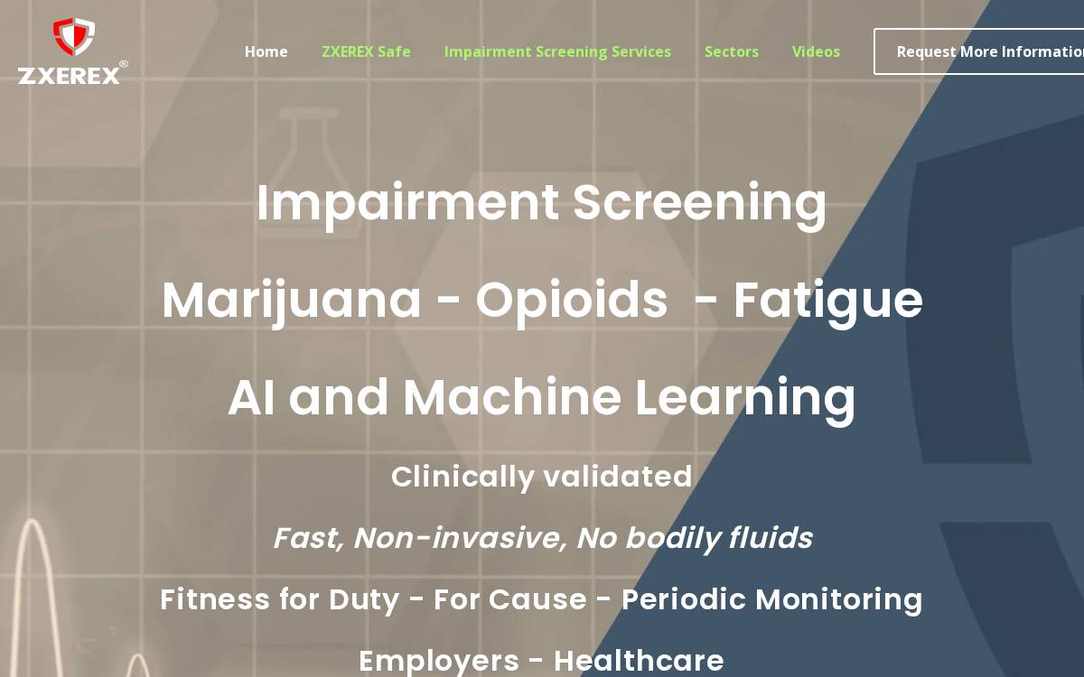 Zxerex website preview