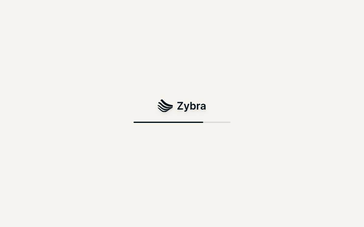 Zybra website preview