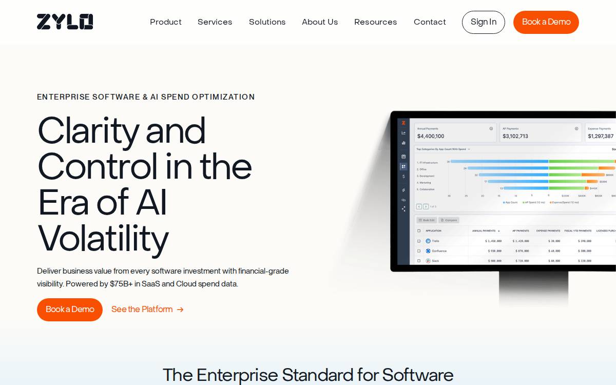 Zylo website preview