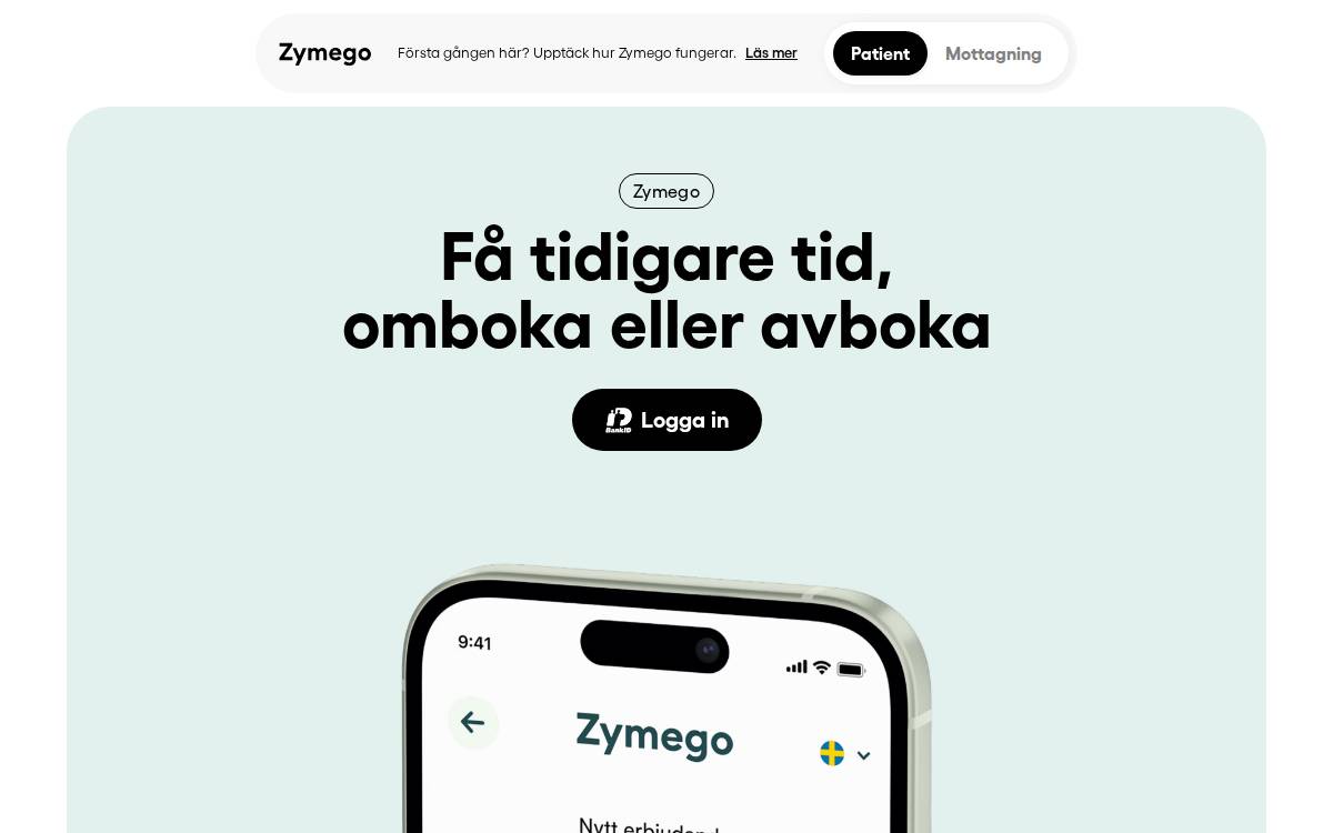 Zymego website preview