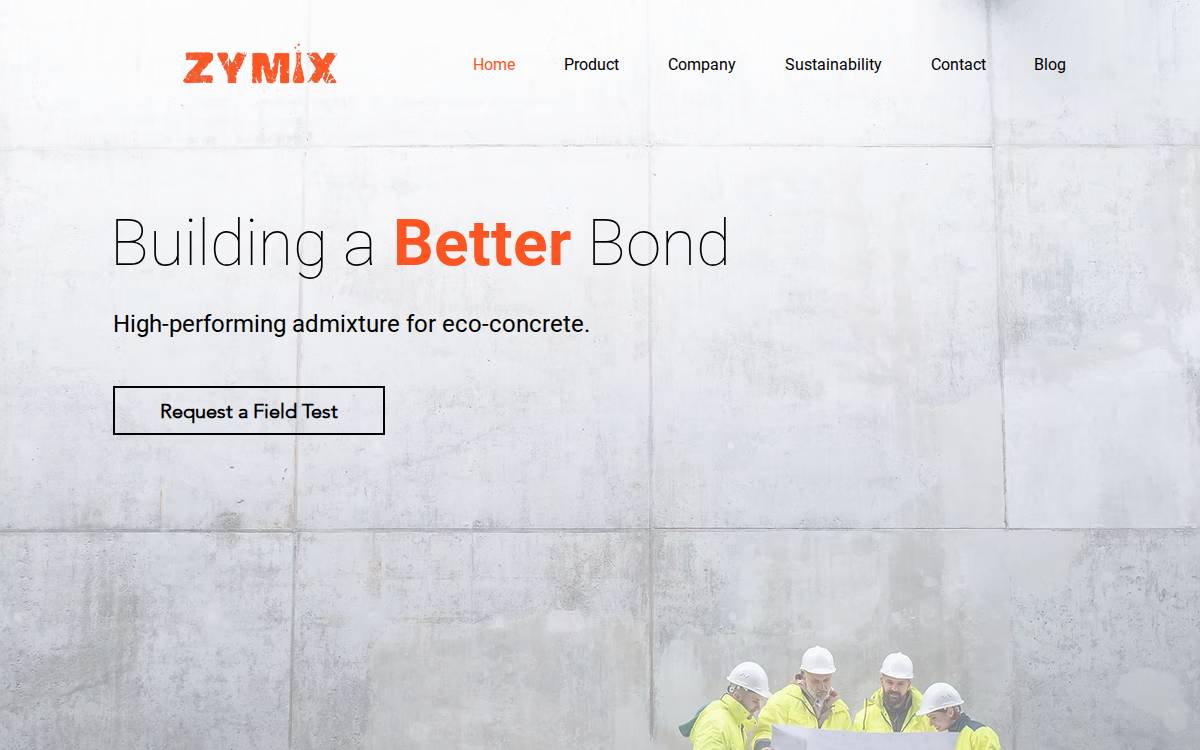 Zymix website preview