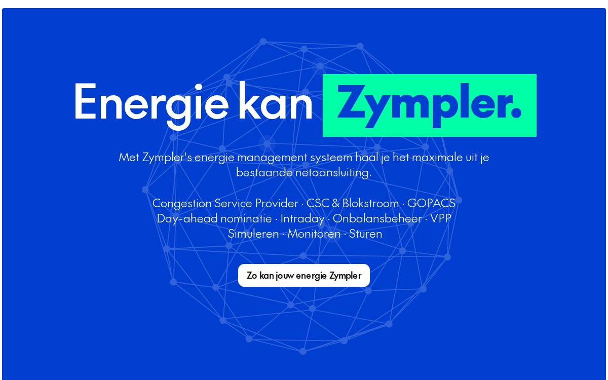 Zympler website preview