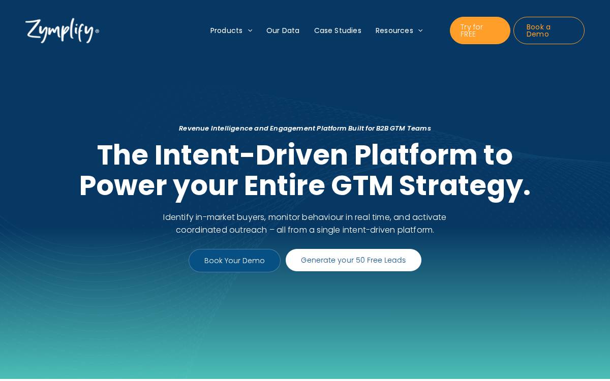 Zymplify website preview