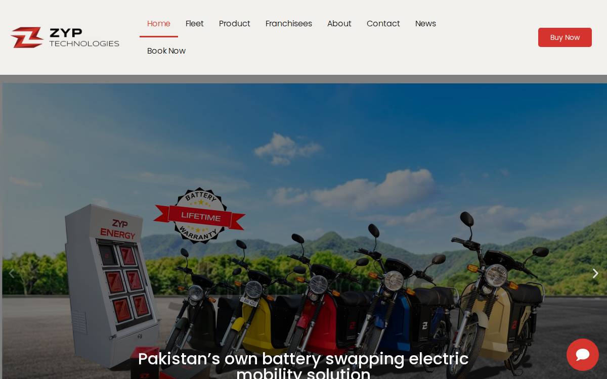 Zyptechnologies website preview