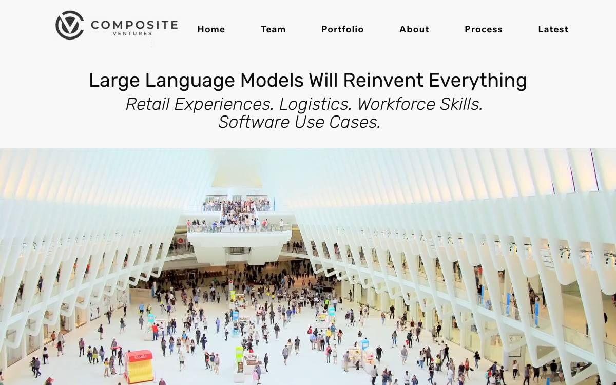 Composite Ventures website preview