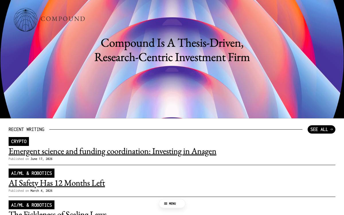 Compound website preview