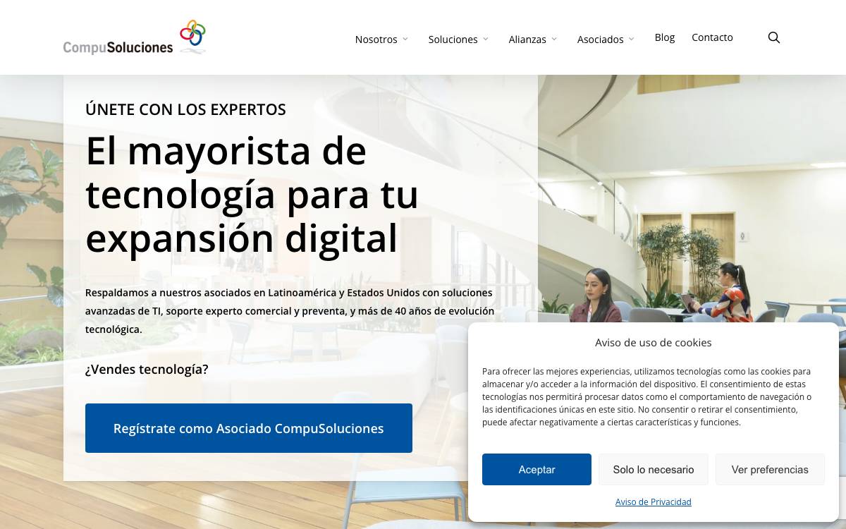 CompuSoluciones Ventures website preview