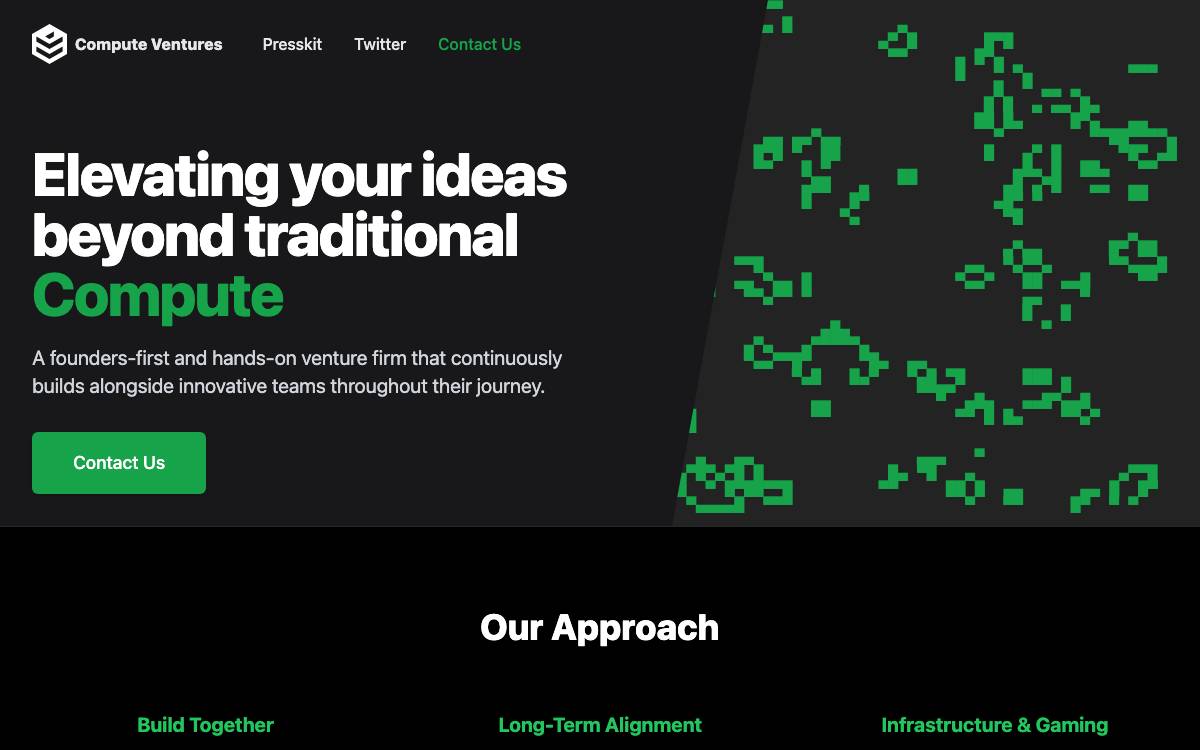 Compute Ventures website preview