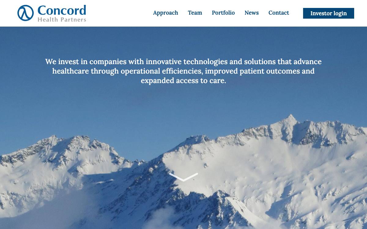 Concord Health Partners website preview