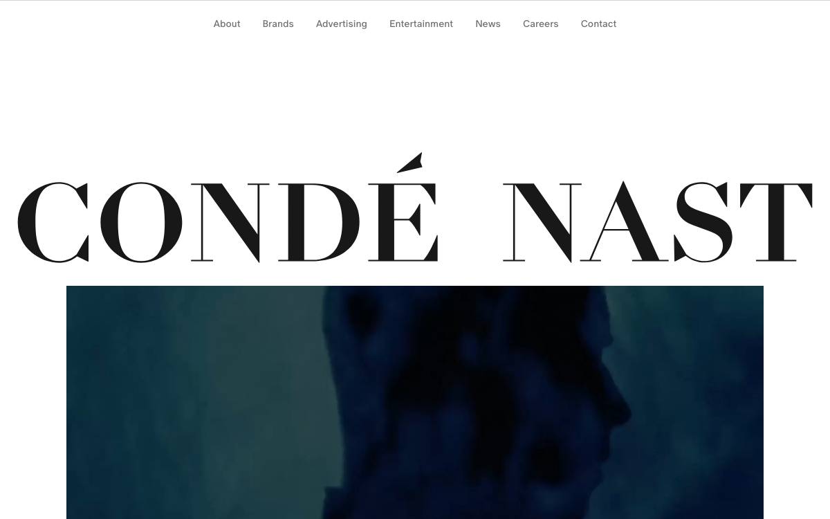 Condé Nast website preview
