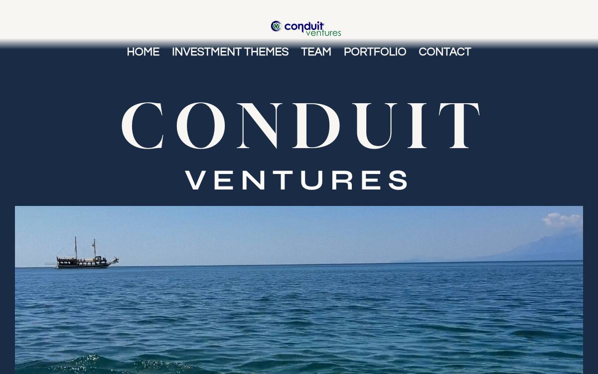 Conduit Ventures website preview