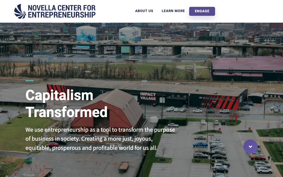 Conscious Venture Lab website preview