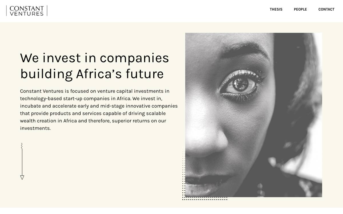 Constant Ventures website preview