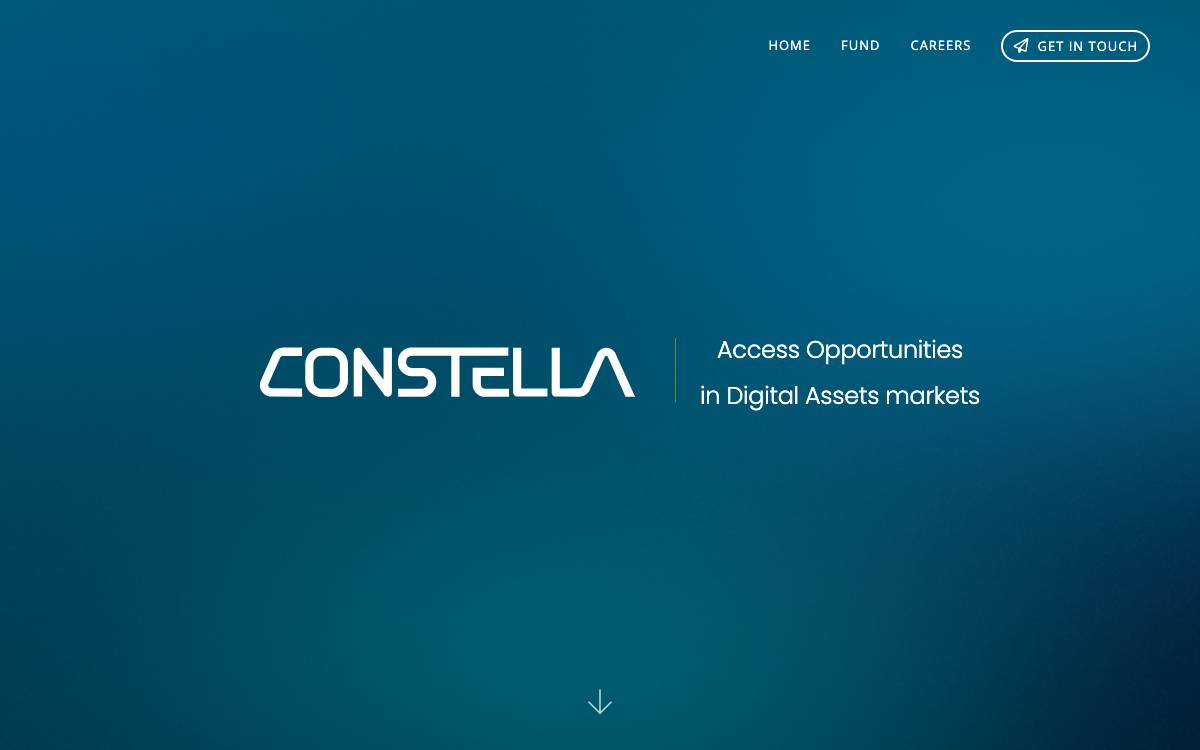 Constella Capital website preview