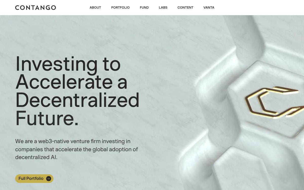 Contango Digital Assets website preview
