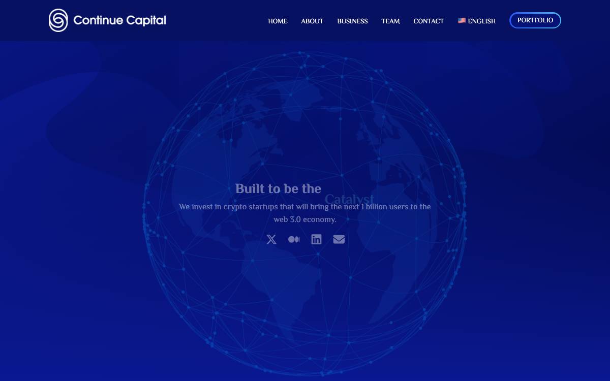 Continue Capital website preview