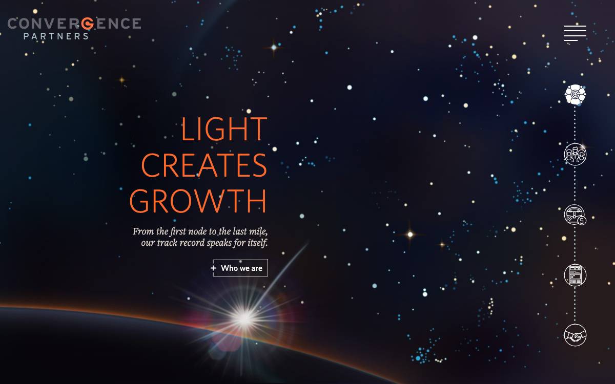 Convergence Partners website preview