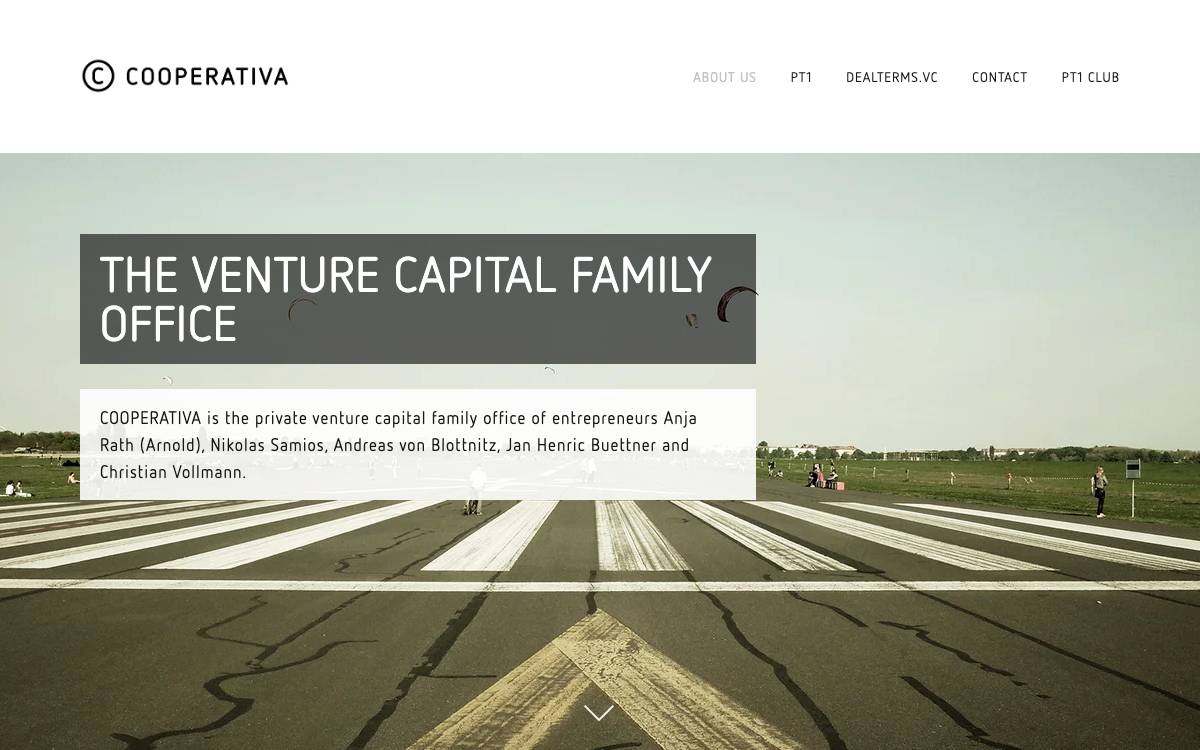 COOPERATIVA website preview