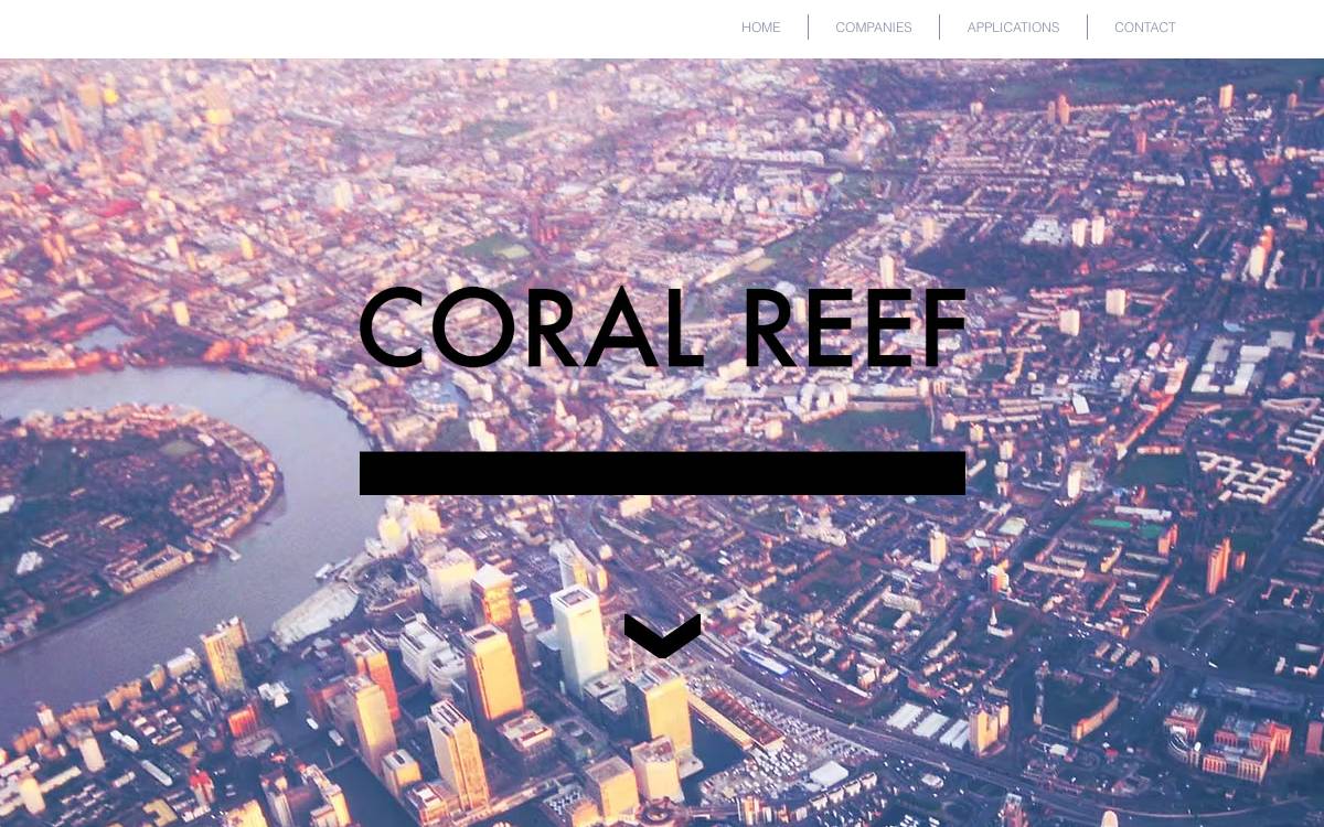 Coral Reef IO website preview