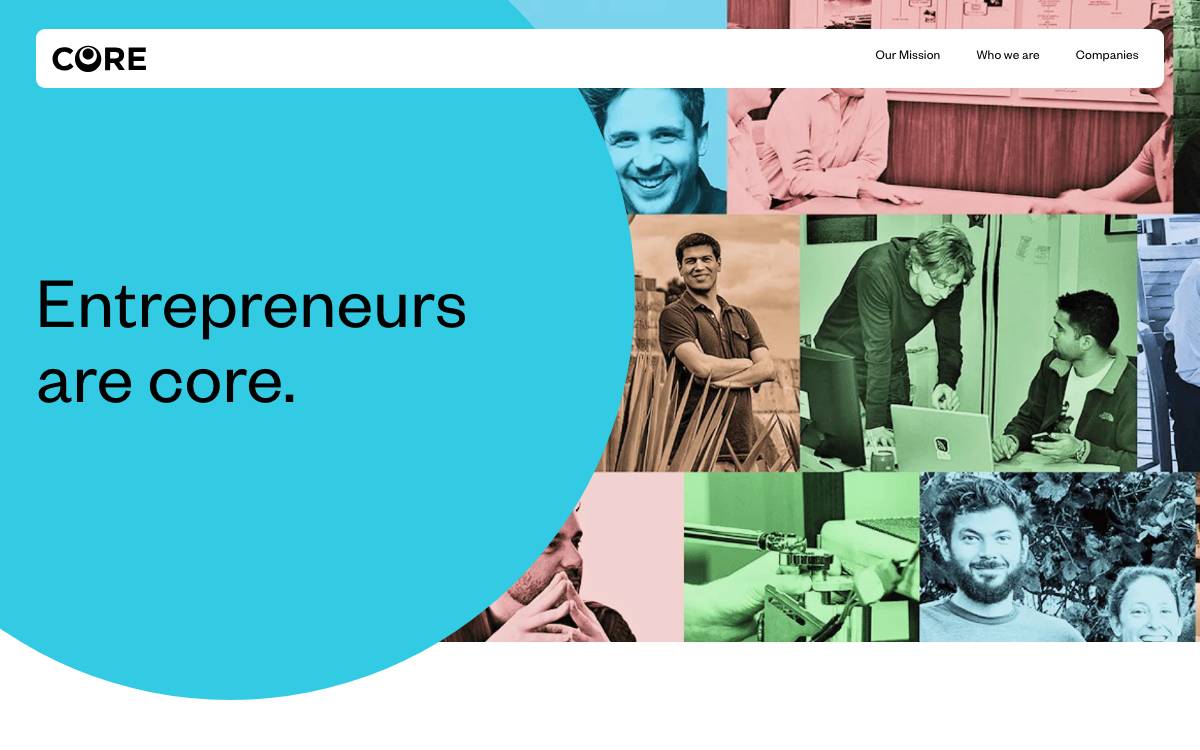 Core Ventures Group website preview