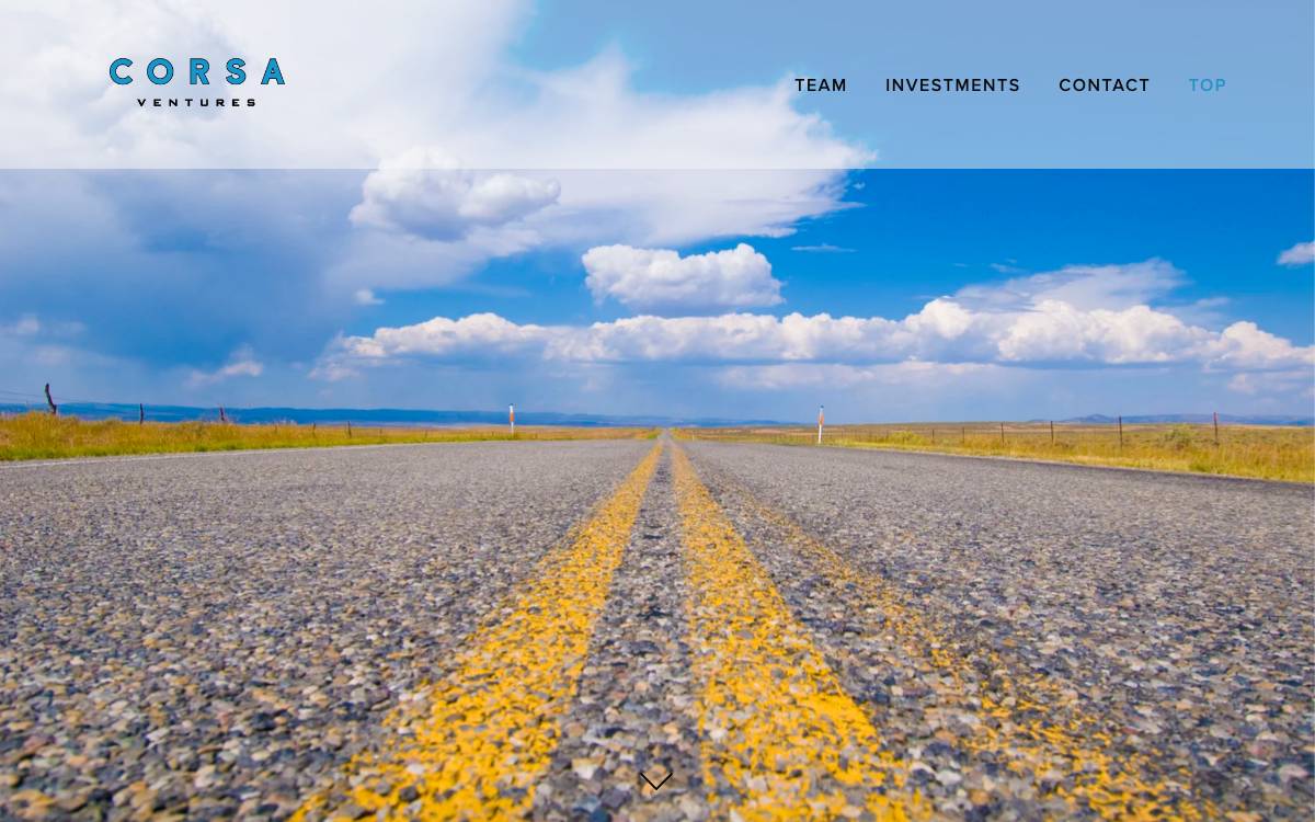 Corsa Ventures website preview