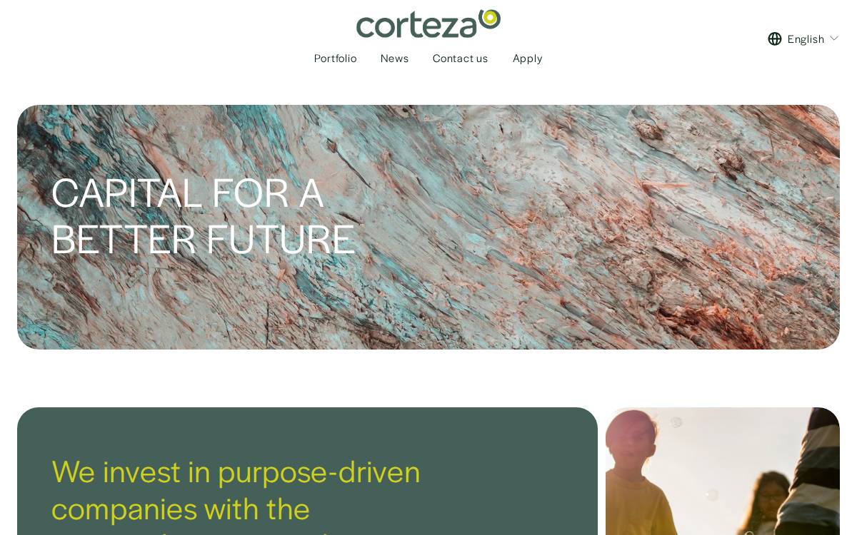 Corteza Capital website preview