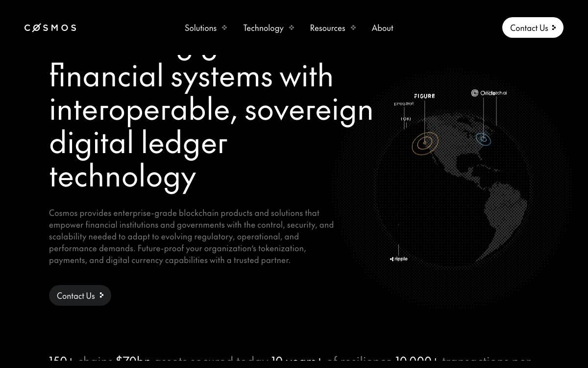 Cosmos website preview