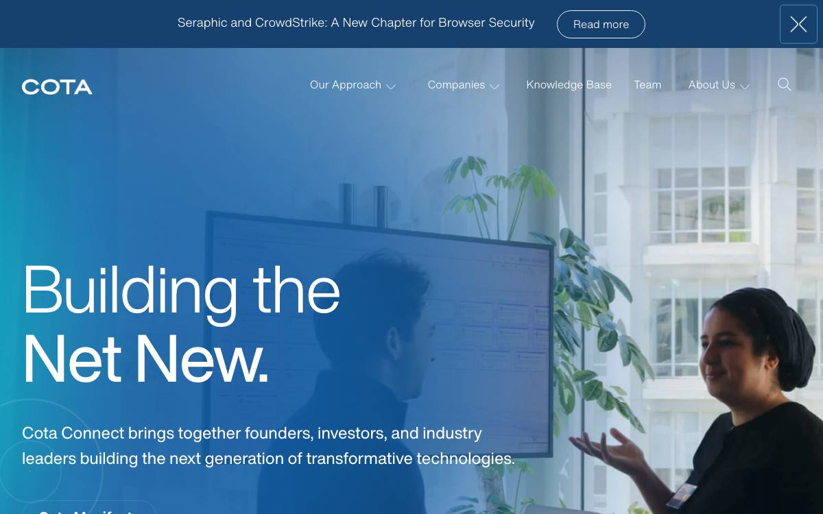Cota Capital website preview