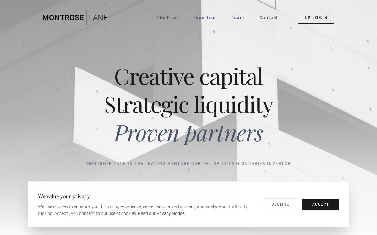 Cottonwood Venture Partners website preview