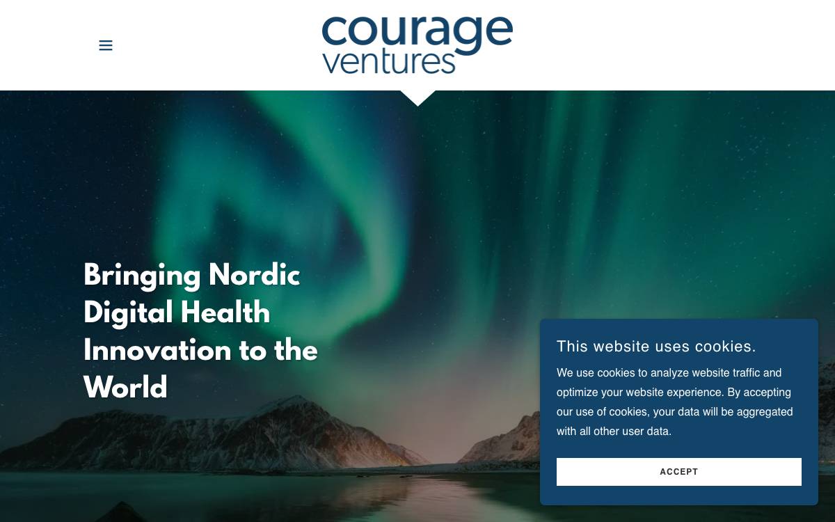 Courage Ventures Funds website preview