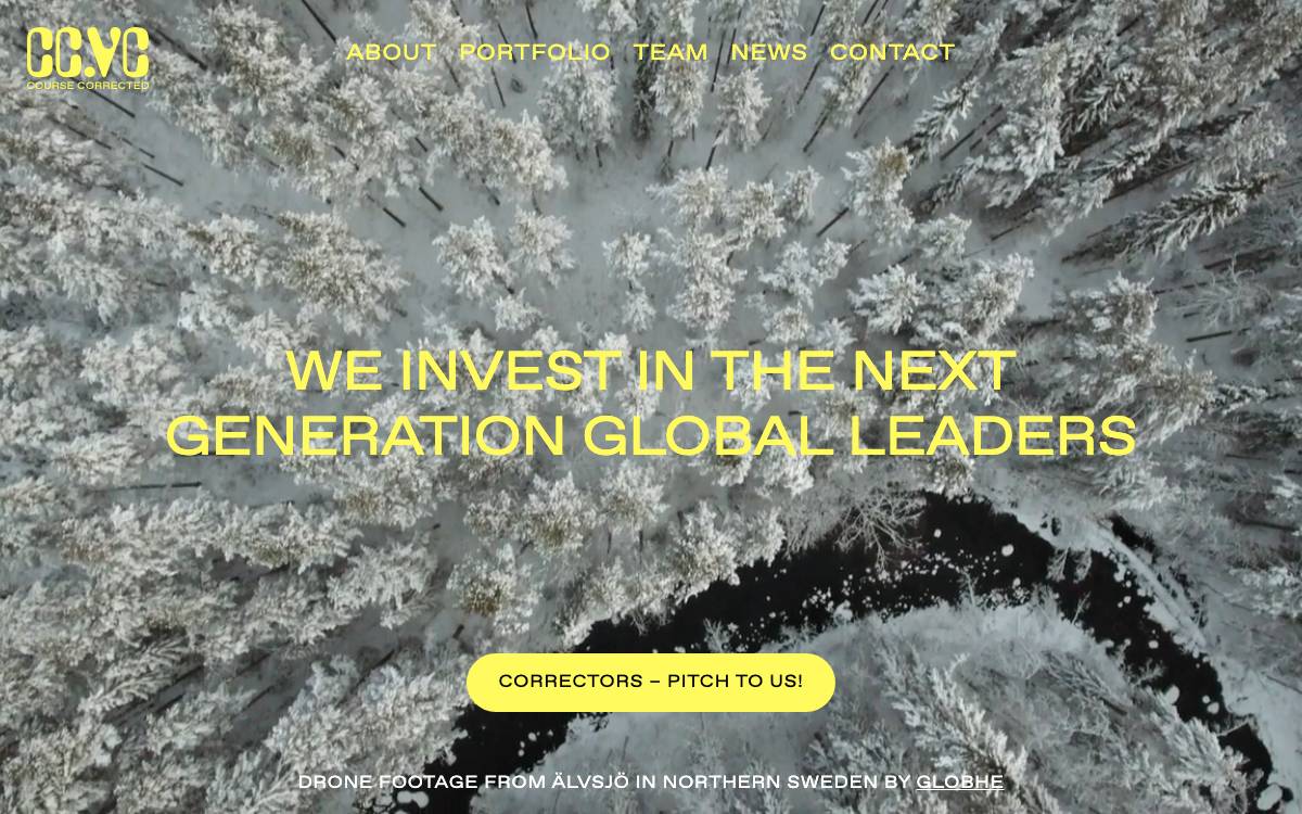 Course Corrected VC Holding II website preview