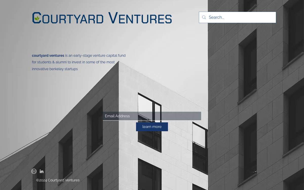 Courtyard Ventures website preview