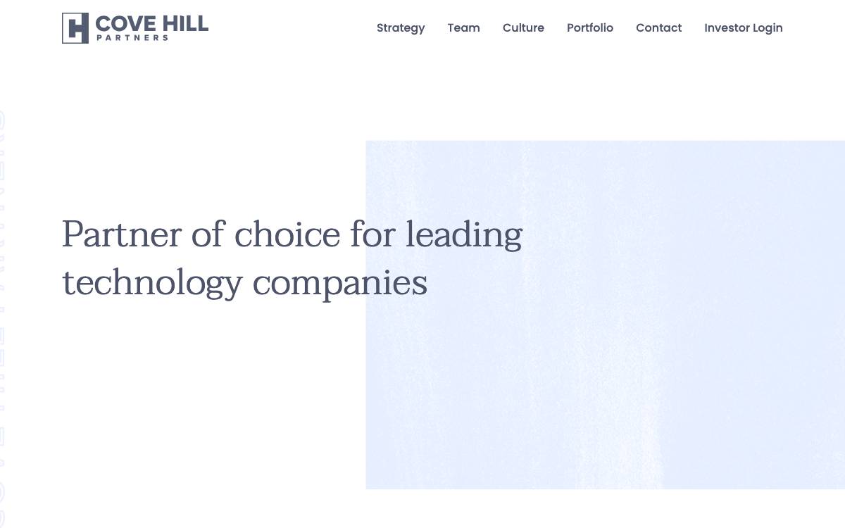 Cove Hill Partners website preview