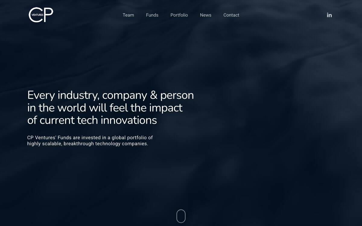 CP Ventures website preview