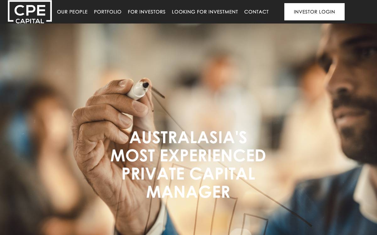 CPE Capital website preview