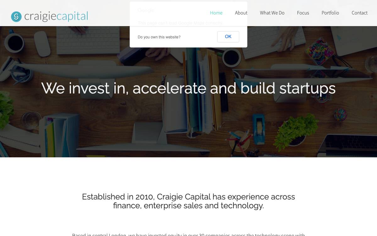 Craigie Capital website preview