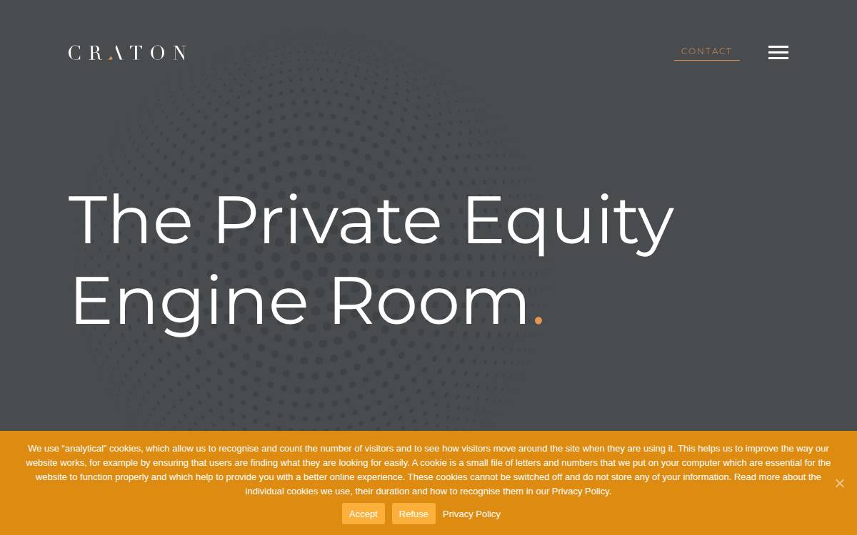 Craton website preview