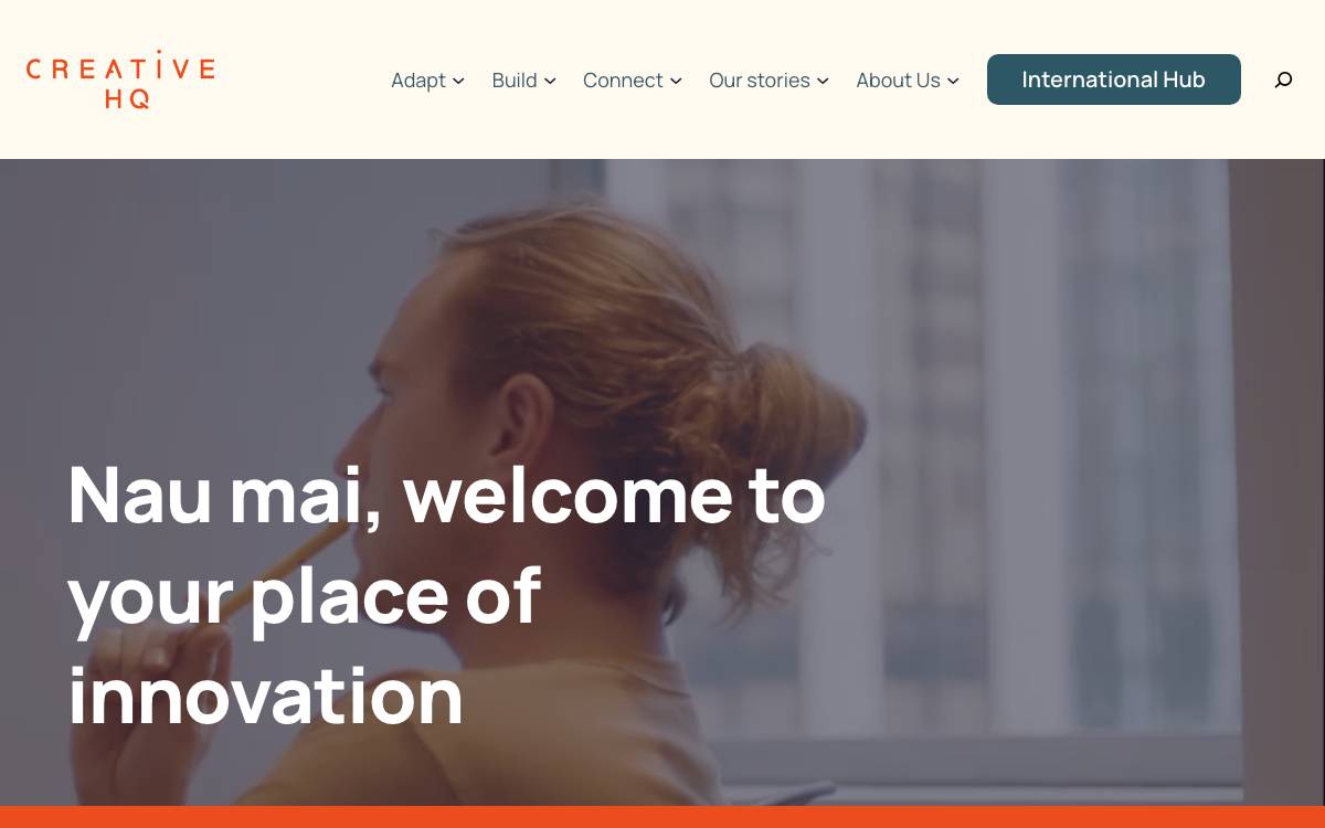 Creative HQ — The Incubator website preview