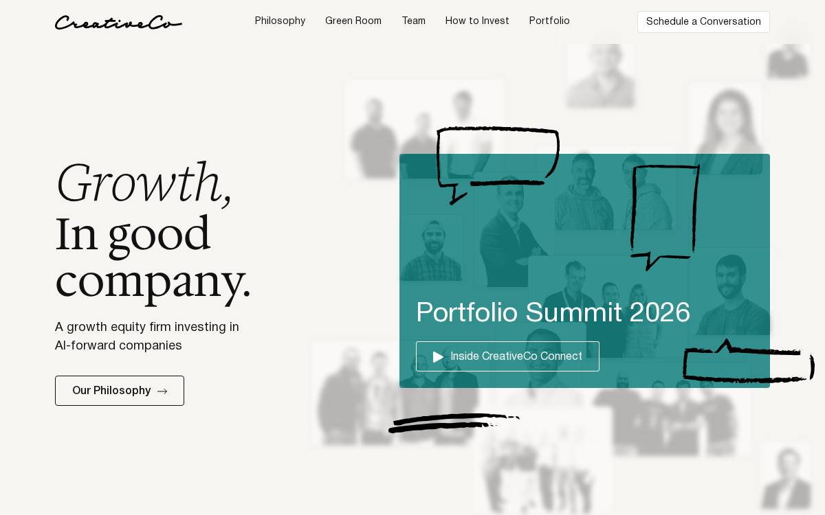 CreativeCo website preview