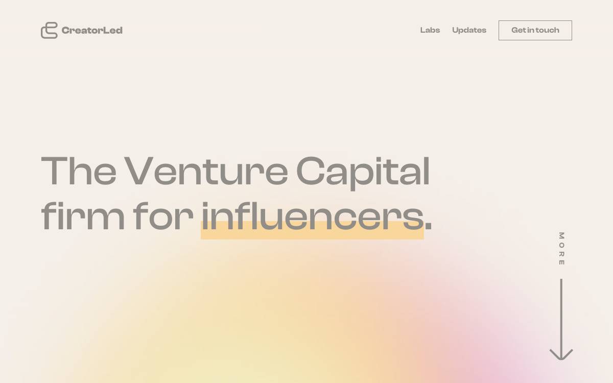 CreatorLed website preview