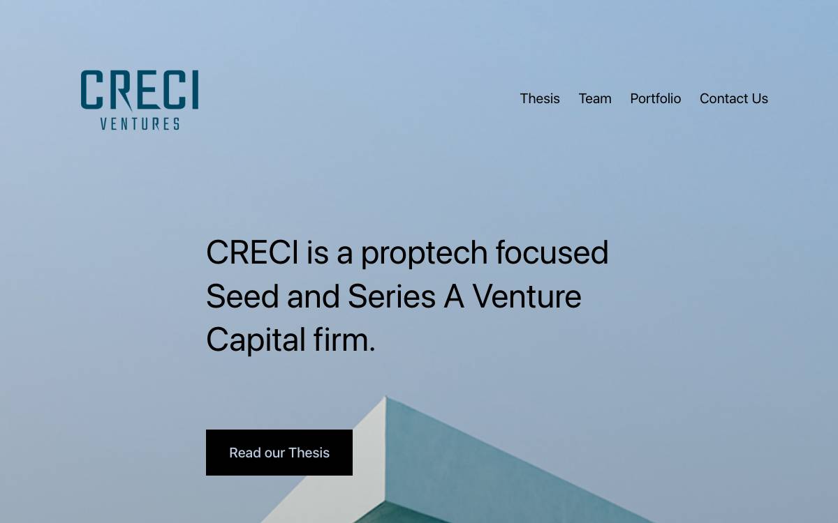 Creci Ventures website preview