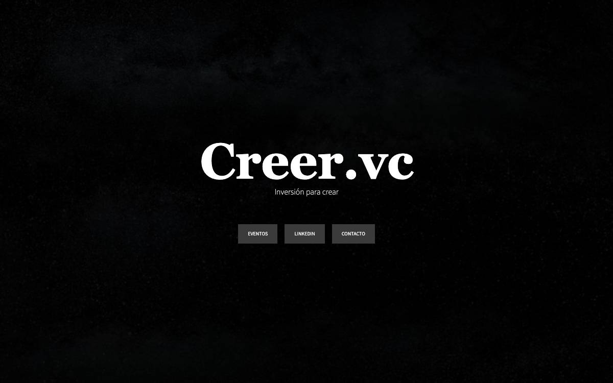Creer VC website preview